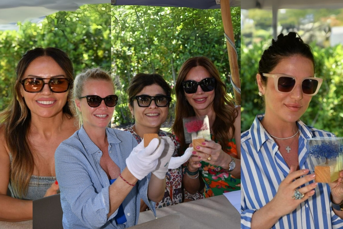 Cemiyetin ünlü isimleri Art Weekend etkinlikleri için Bodrum'da bir araya geldi