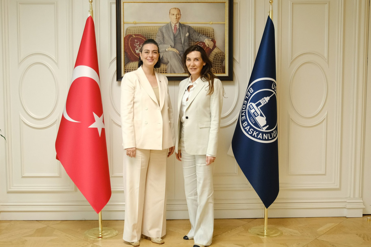 Vuslat Doğan Sabancı’dan Üsküdar Belediye Başkanı Sinem Dedetaş’a ziyaret
