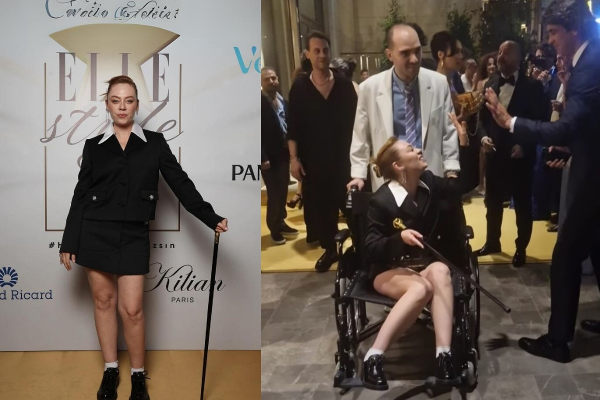 Demet Evgar'ın sette bacağını sakatladığı davette ortaya çıktı