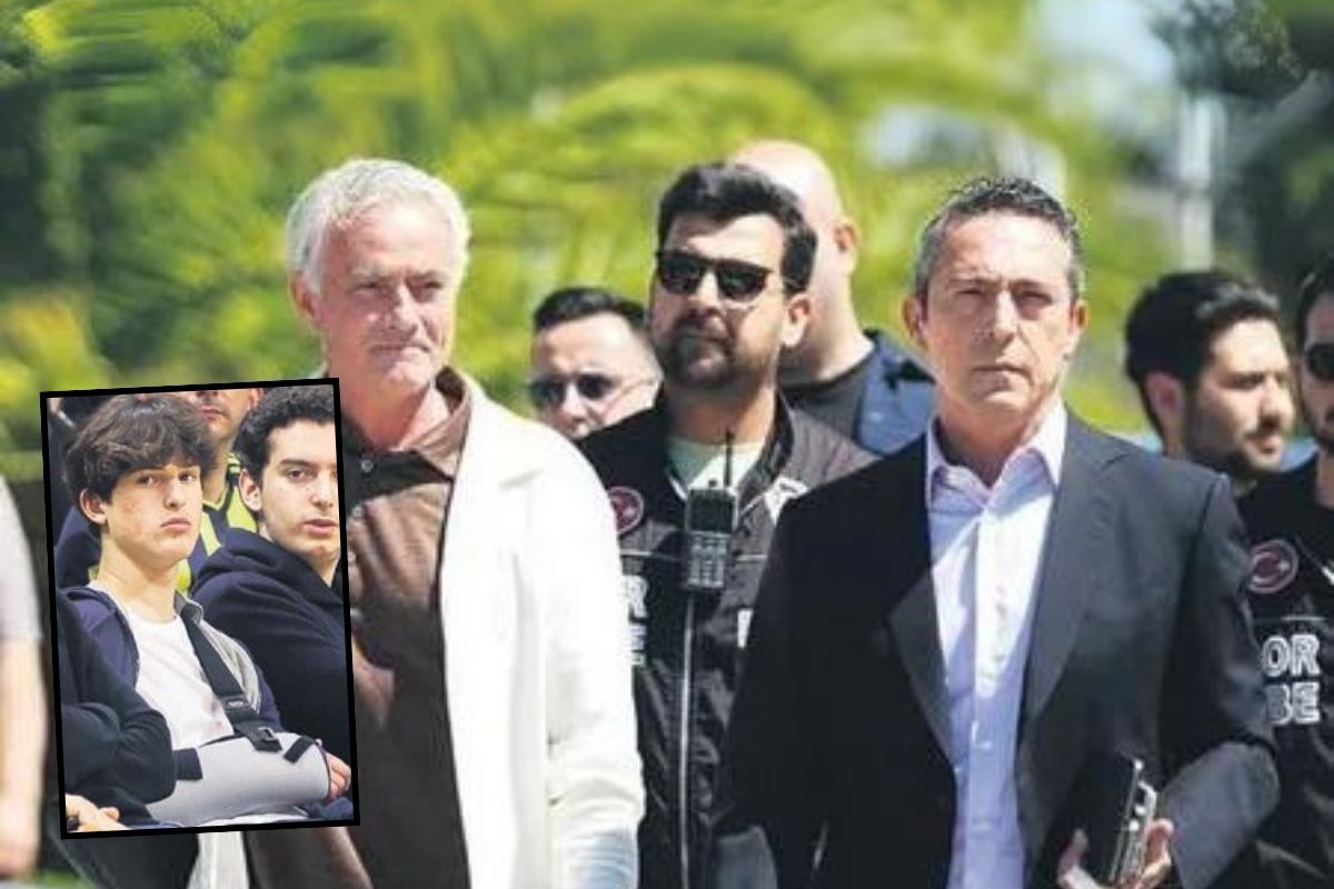 Mutluluğuna gölge düştü! Ali Koç oğlu ameliyattayken Mourinho ile imza attı