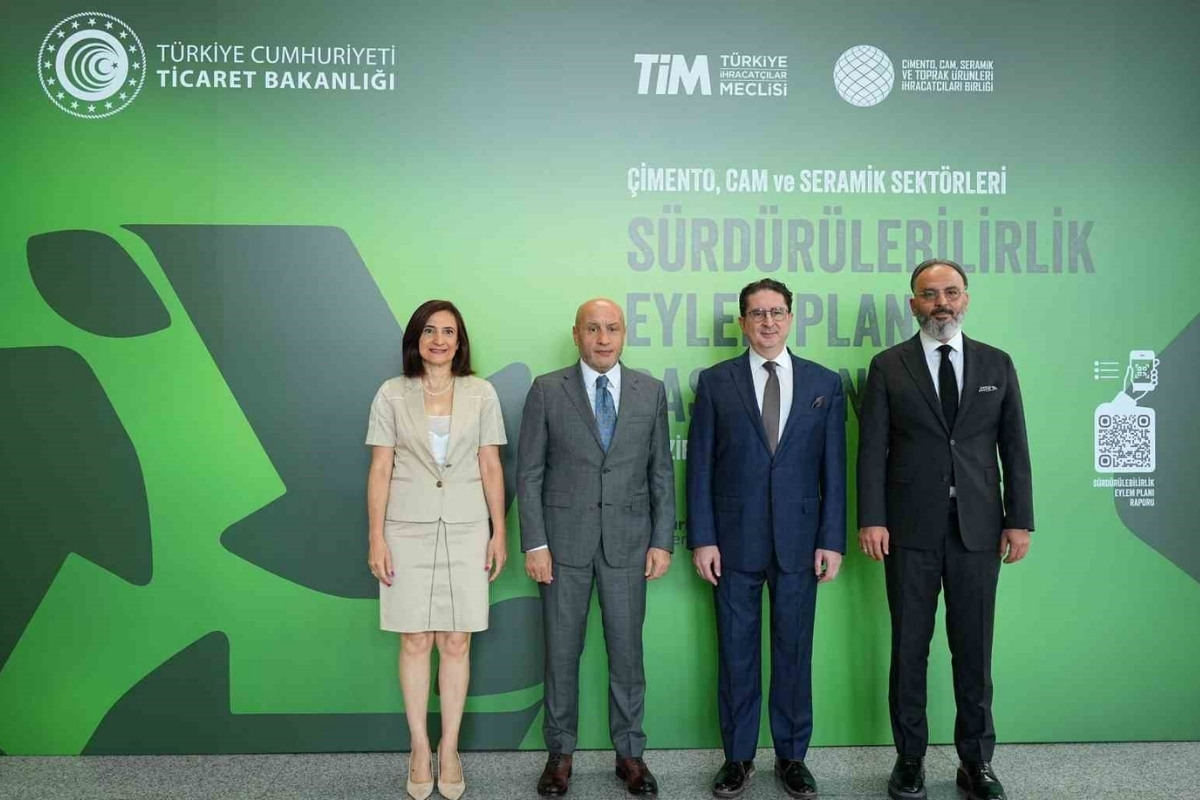 Çimento, cam ve seramik sektörlerinin "sürdürülebilirlik eylem planı" açıklandı