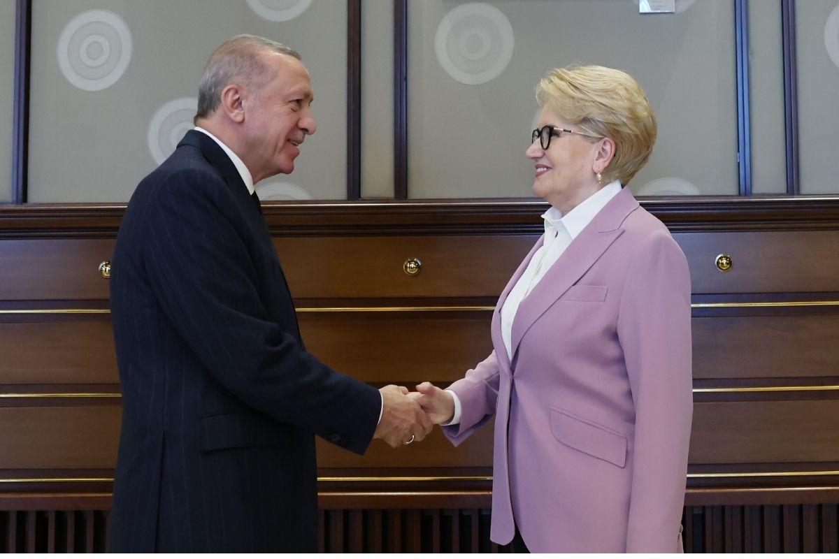 Cumhurbaşkanı Erdoğan, Akşener'i kabul etti