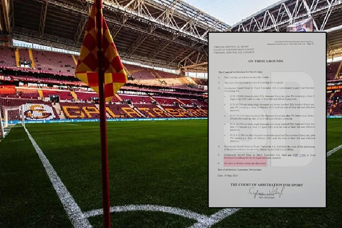 Galatasaray'a 42 milyon lira ceza