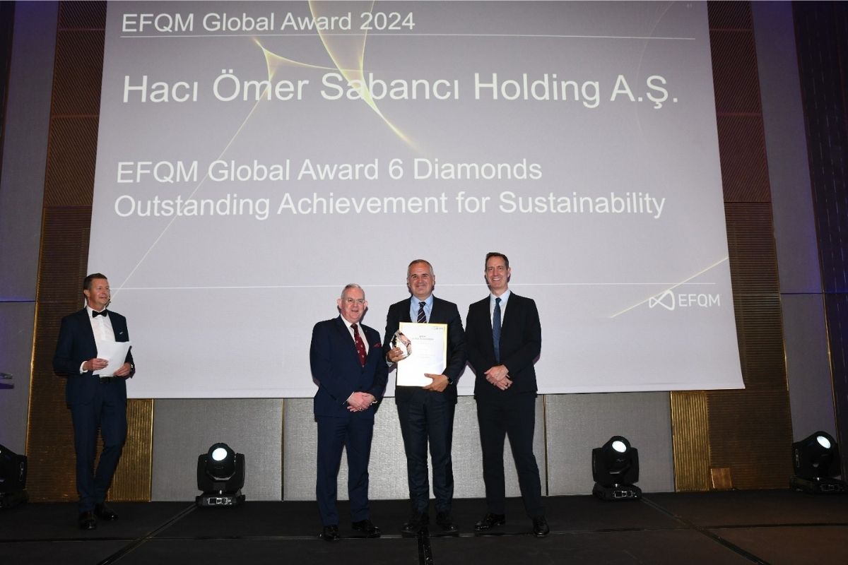 Sabancı Holding, Küresel EFQM Ödülü’nü kazandı