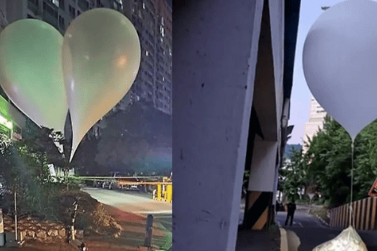 Kuzey Kore, Güney Kore'ye 310 "çöp balonu" daha gönderdi