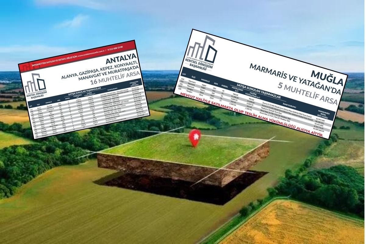 Çevre Şehircilik ve İklim Değişikliği Bakanlığı 51 kentteki 865 arsayı satışa çıkartıyor