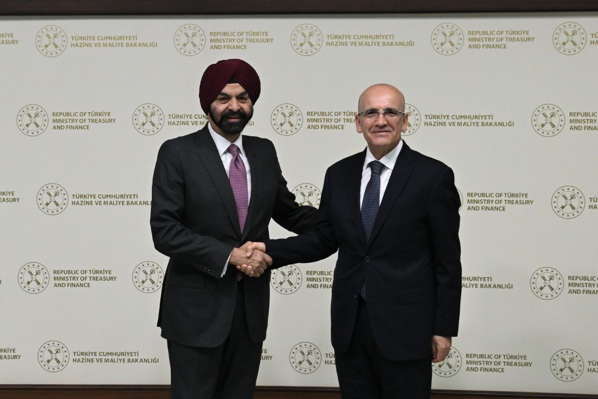Mehmet Şimşek, Dünya Bankası Başkanı ile görüştü