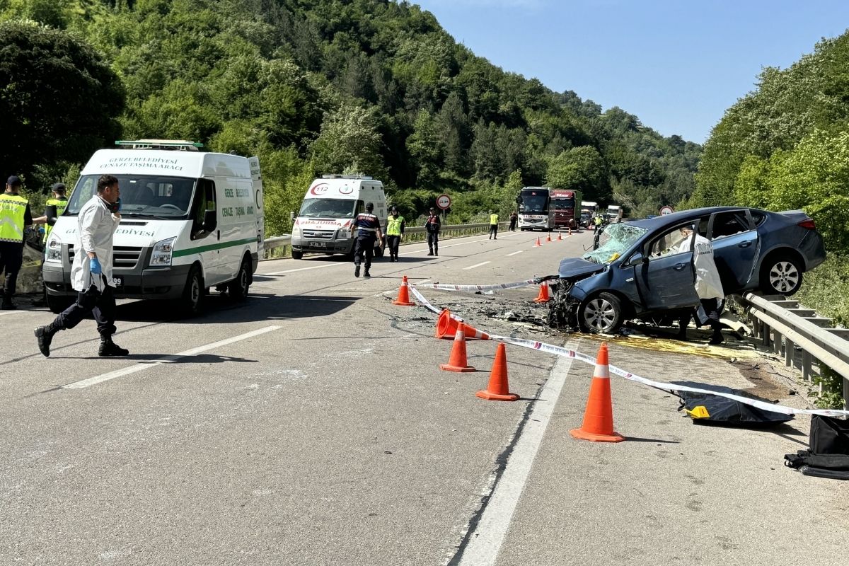 Sinop'taki acı kaza: 2'si doktor 4 kişi öldü