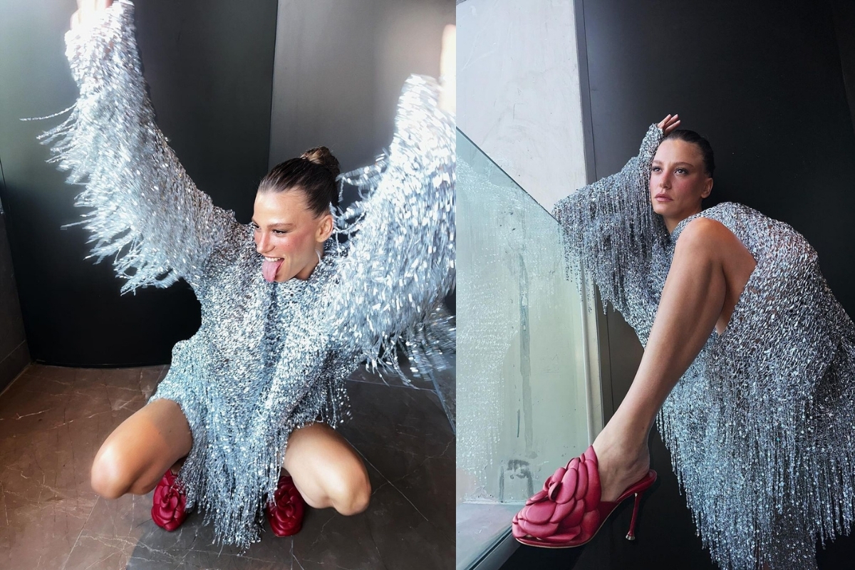 Serenay Sarıkaya GQ gecesinde göz kamaştırdı