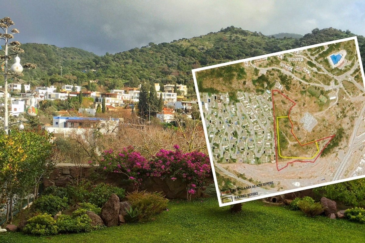 Bodrum Gökçebel’de iki arazide imar değişikliği uygulama planları askıya çıktı