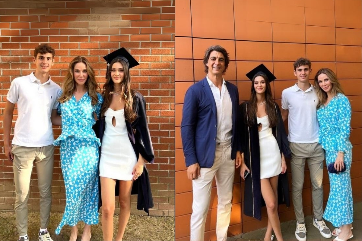Demet Şener ile İbrahim Kutluay kızları için aynı karede