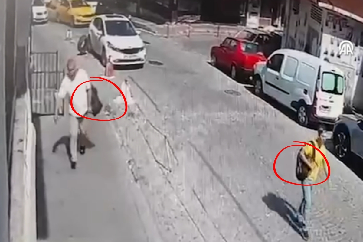 Yalı hırsızları para dolu çantalarla yürürken kameralara yakalanmış