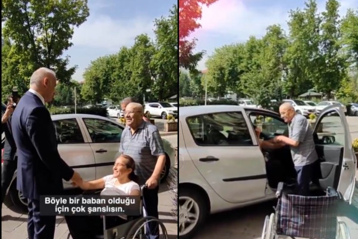 Bakan Ersoy, kızını 20 yıldır Kültür Bakanlığı'ndaki işine götürüp getiren baba Selami Bayrakçı'yı 'yılın babası' olarak paylaştı.