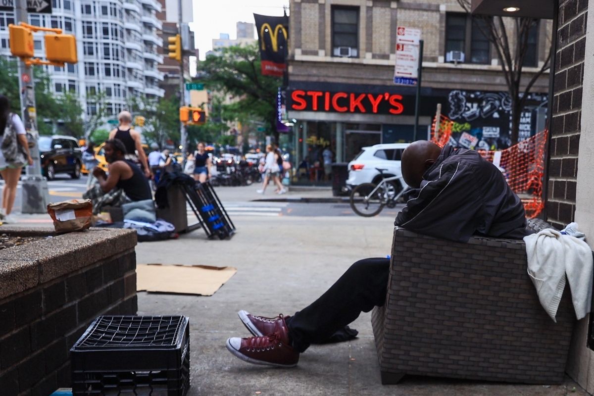 New York'ta evsiz sayısı 20 yılın en yüksek seviyesinde