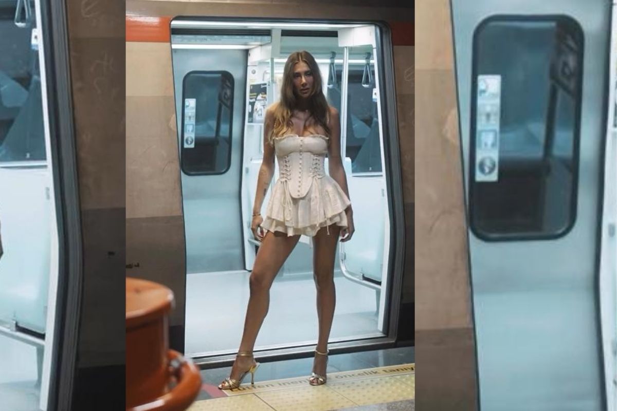 Şeyma Subaşı metroda poz verdi sonra İbiza'ya uçtu