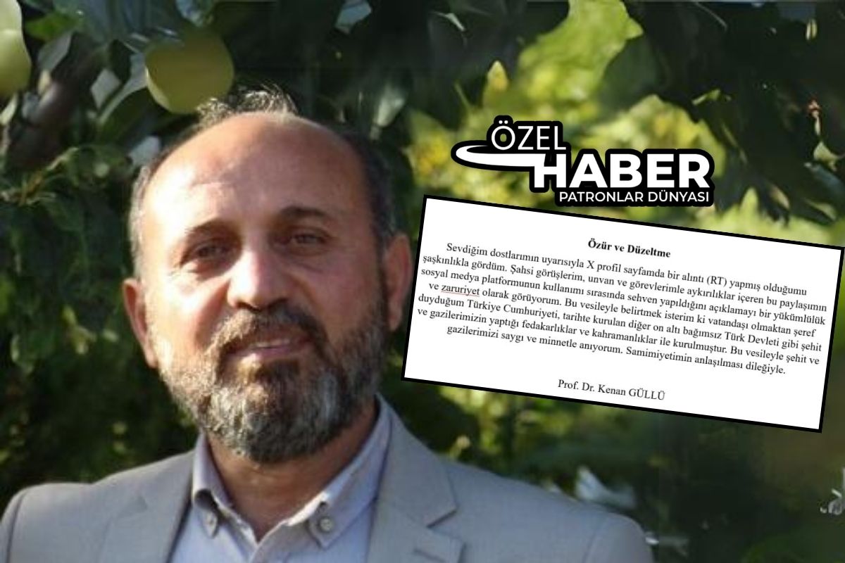 Prof. Dr. Kenan Güllü’den ‘sehven tweet’ özrü