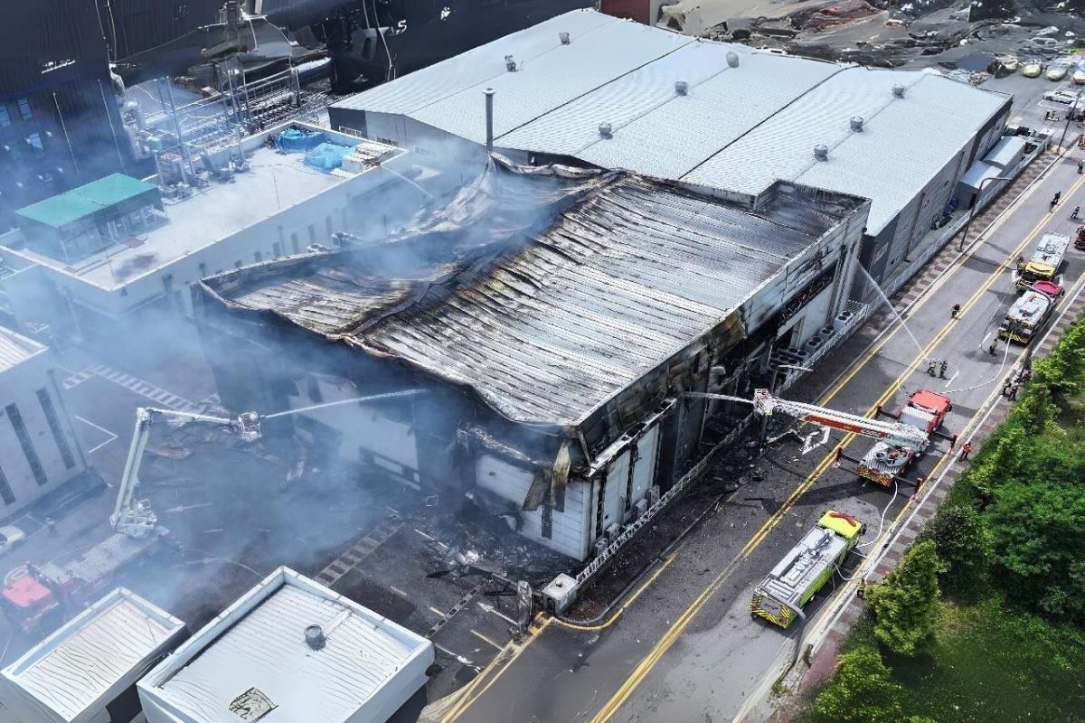 Güney Kore'de fabrika alev aldı: 23 can kaybı