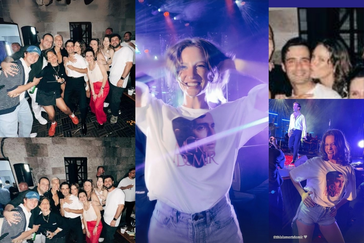 Mert Demir'in Harbiye konserine Serenay Sarıkaya damga vurdu
