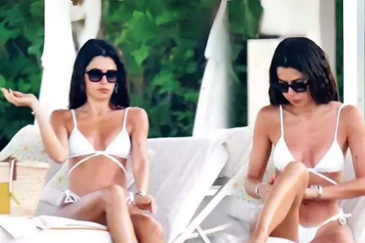 Nesrin Cavadzade 1 milyonluk saati ile tatilin tadını çıkarıyor