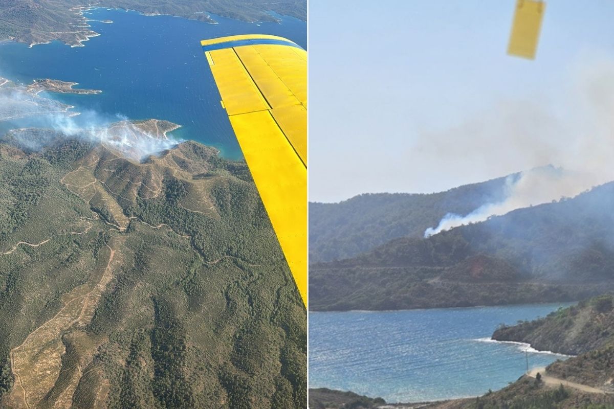 Bu kez de Marmaris’te yangın