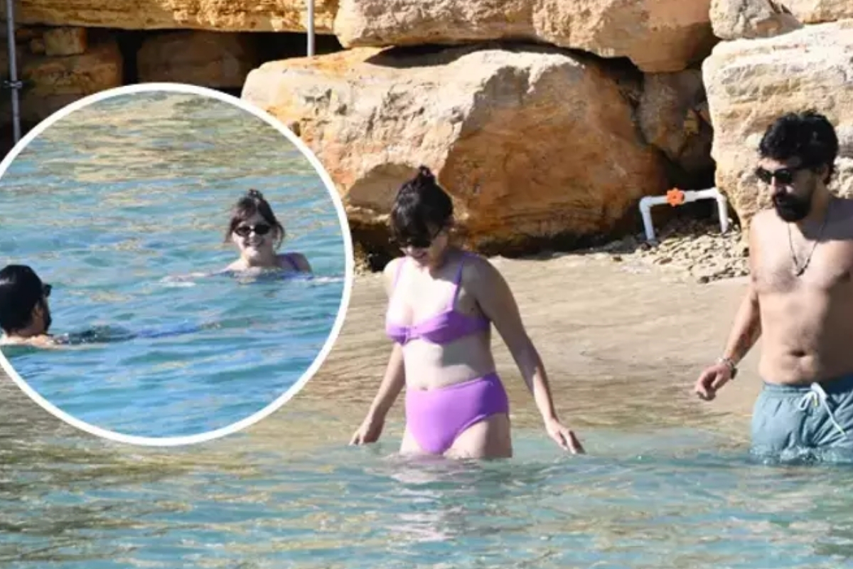 Alina Boz ve Umut Evirgen çifti önce Bodrum'a sonra Çeşme'ye gitti
