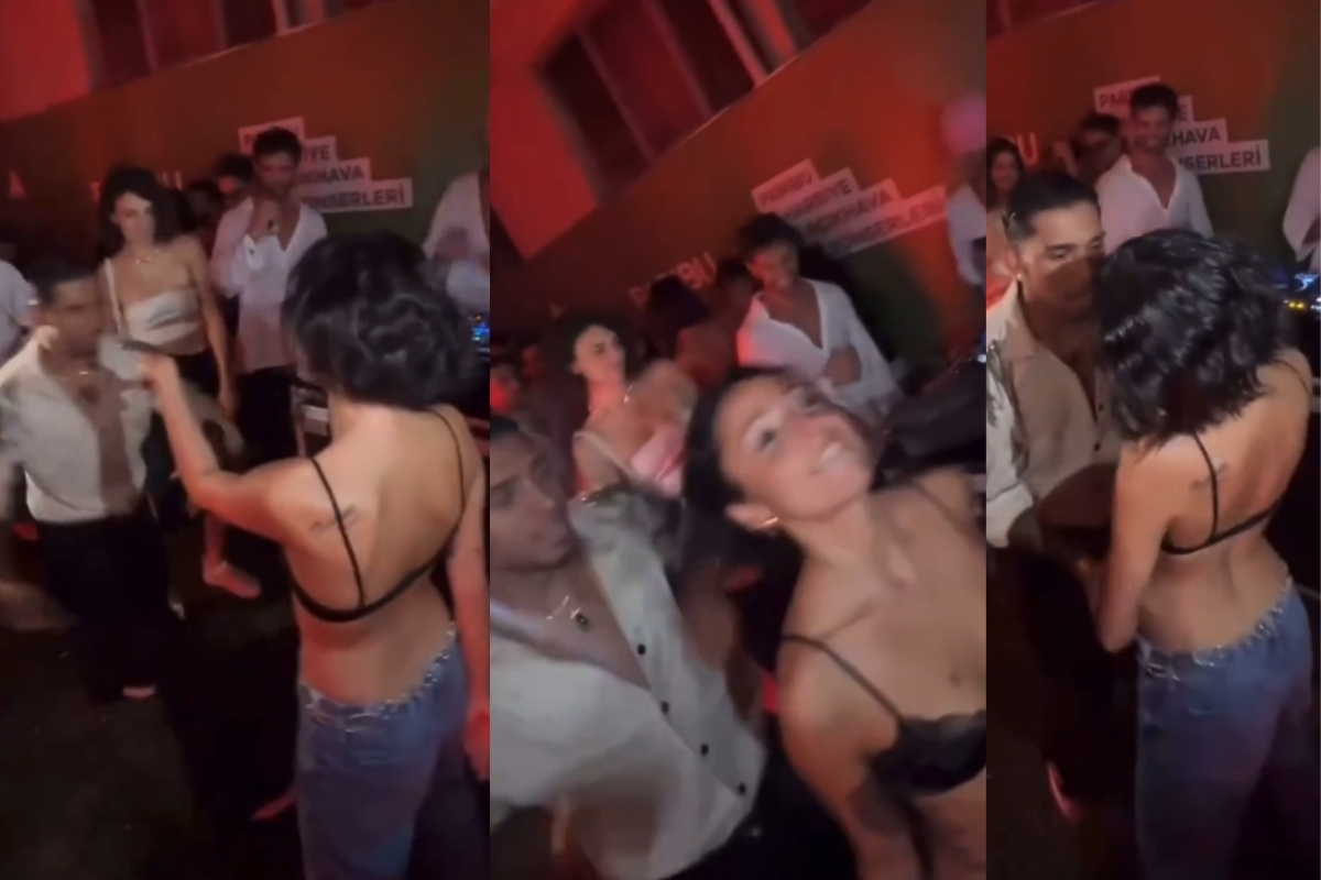 Zeynep Bastık'ın Baran Mengüç'le ateşli dansını sevgilisi izledi