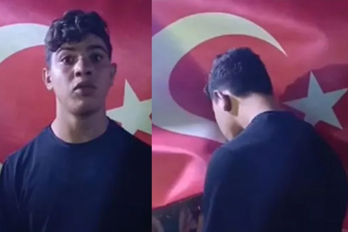MİT bayrak provokatörünü yakaladı: Bayrağı öptü