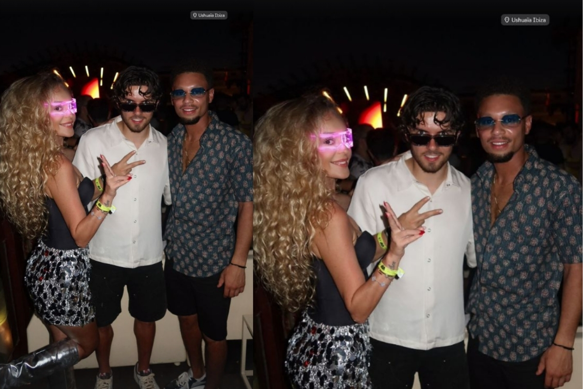 Ferdi Kadıoğlu ve sevgilisi İbiza'da stres attı