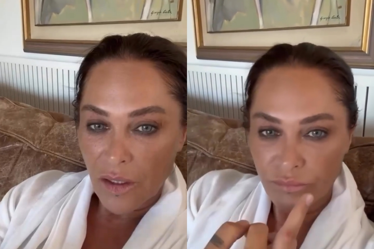 Hülya Avşar'ı kurtarmak istediği arı soktu, şişen orta parmağını takipçilerine gösterdi