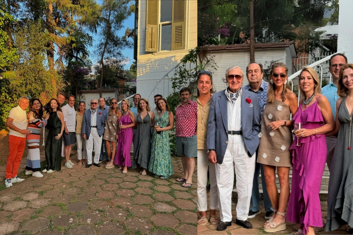 Rahmi Koç Büyükada'daki tarihi köşkte dostlarıyla buluştu