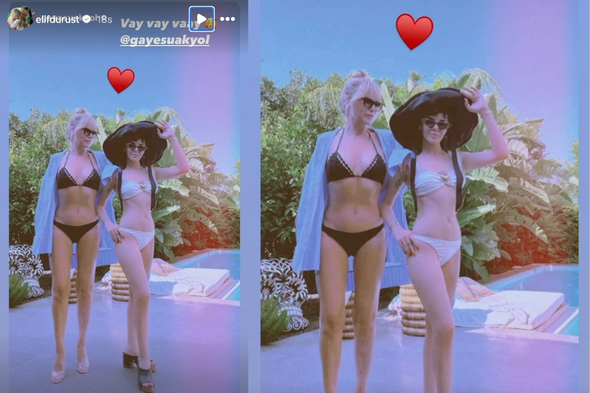 Elif Dürüst’ten bikinili poz