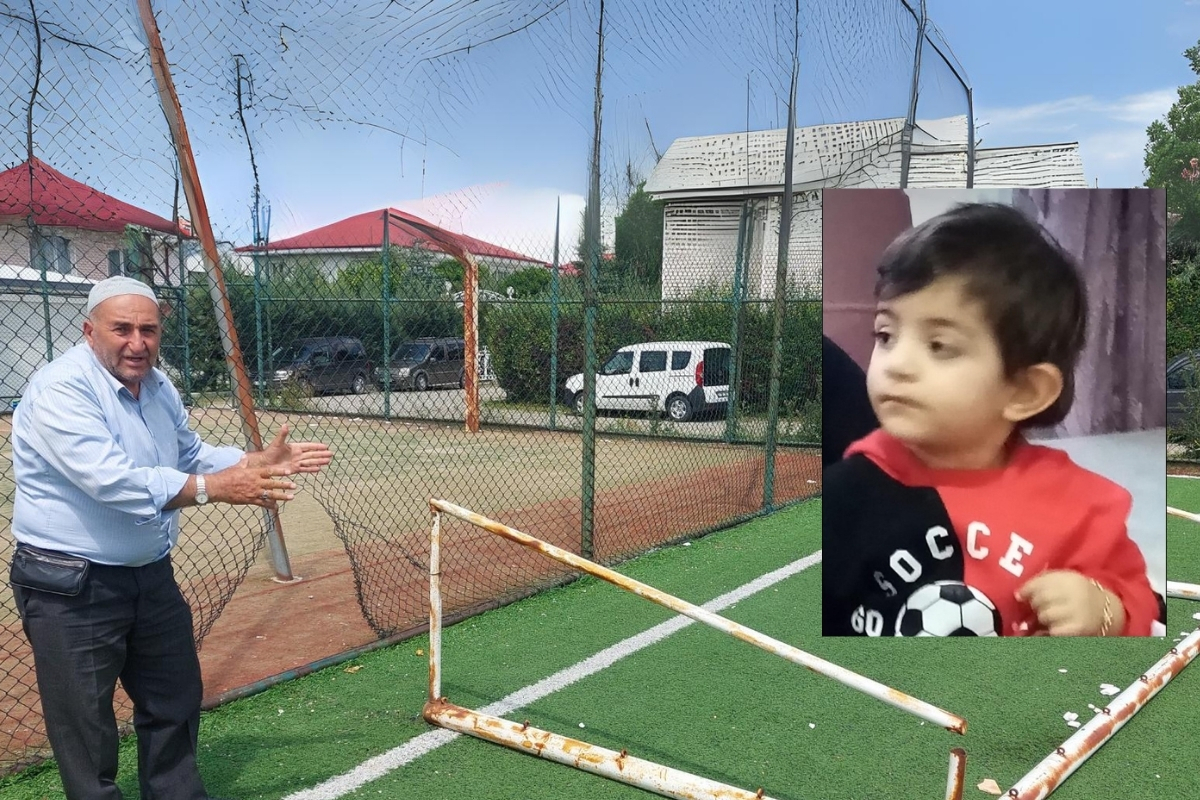 Üzerine kale direği devrilen 4 yaşındaki Selahattin öldü