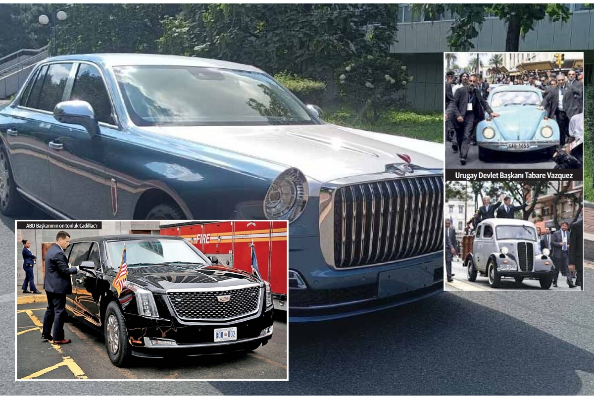 Dünya liderlerinin özel otomobilleriyle verdikleri mesaj