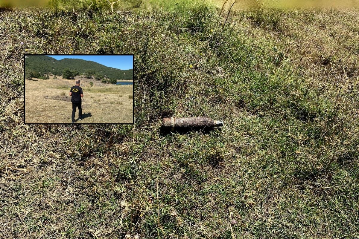 Kurtuluş Savaşı'ndan kalma patlamamış top mermisi bulundu