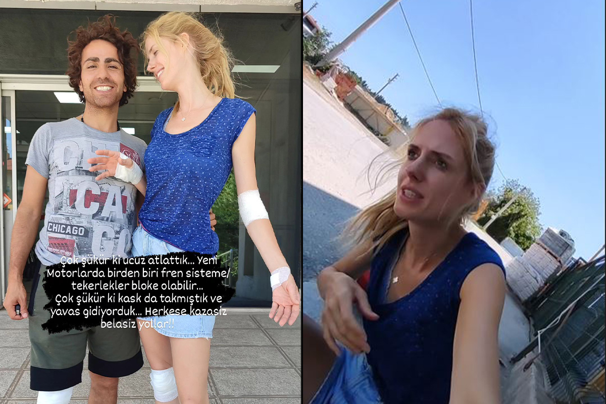 Wilma Elles eşi ile motosiklet kazası geçirdi