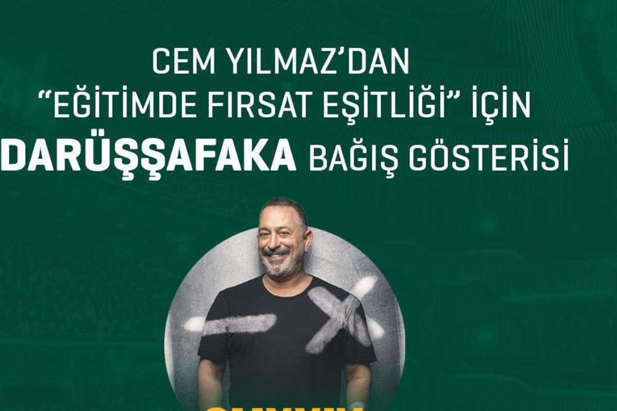 Cem Yılmaz’dan Darüşşafaka’ya özel gösteri