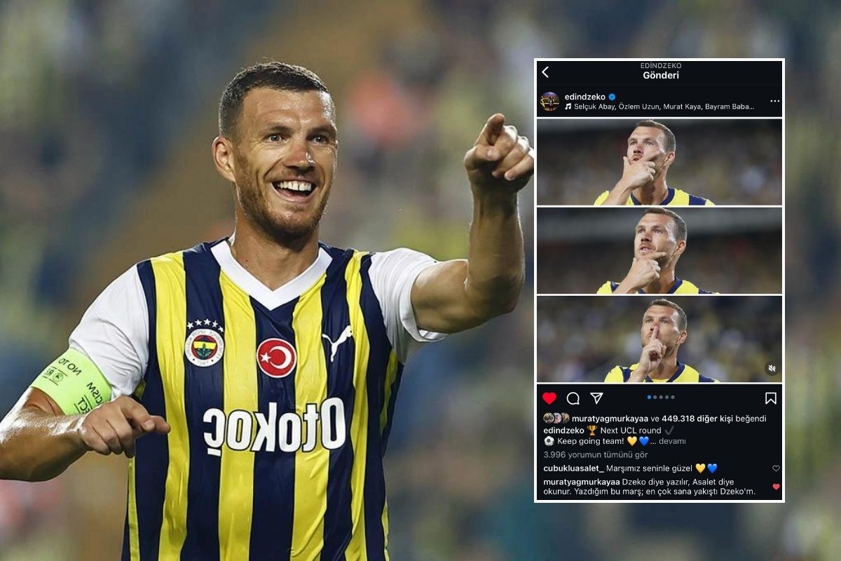Dzeko'dan "Çubuklu Asalet" paylaşımı
