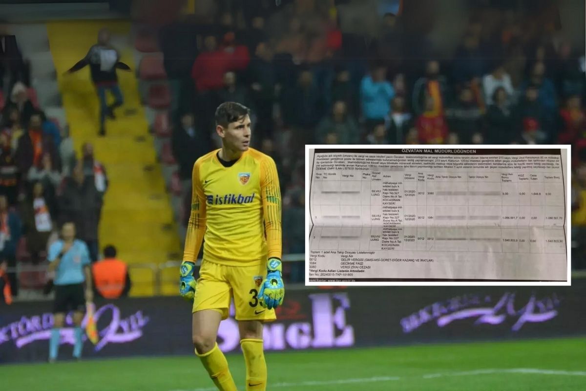 Kayserispor'un eski kalecisi Lung’un 2,7 milyon lira vergi borcu ortaya çıktı
