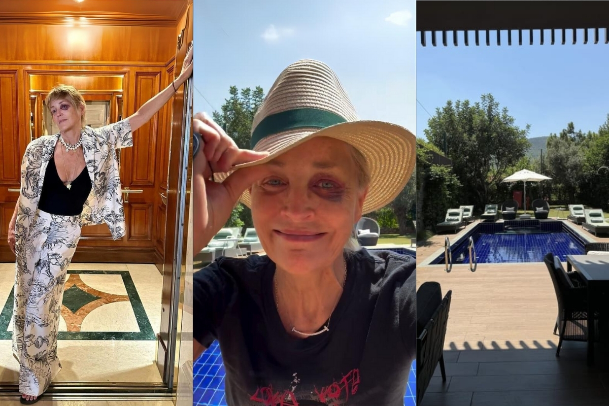 Sharon Stone kaza geçirdi ama tatiline övgü yağdırdı