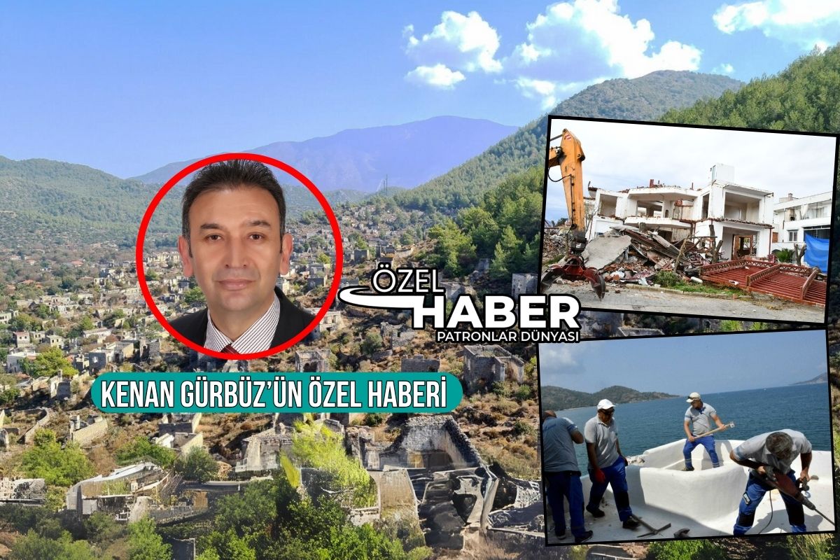 Muğla Kayaköy ve Şövalye Adası’ndaki kaçak yapılaşmaya müdahale
