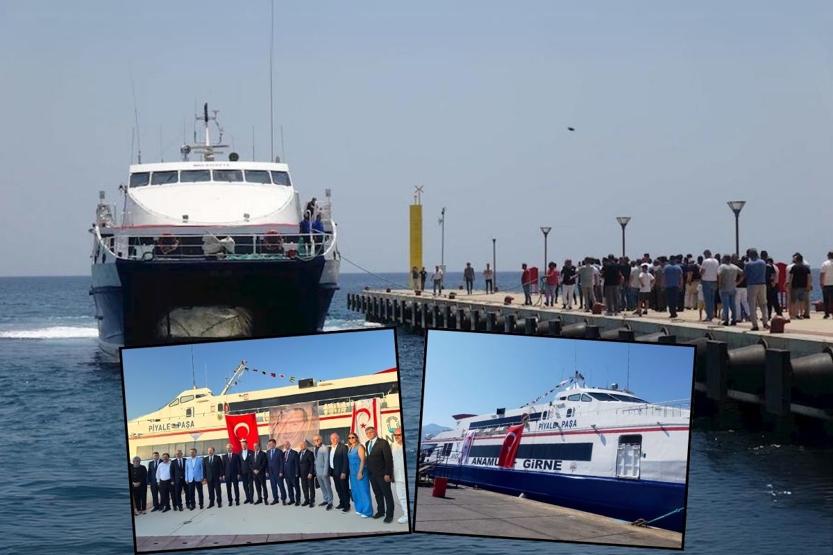 Anamur Feribot ve Deniz Uçağı iskelesi resmi törenle hizmete açıldı