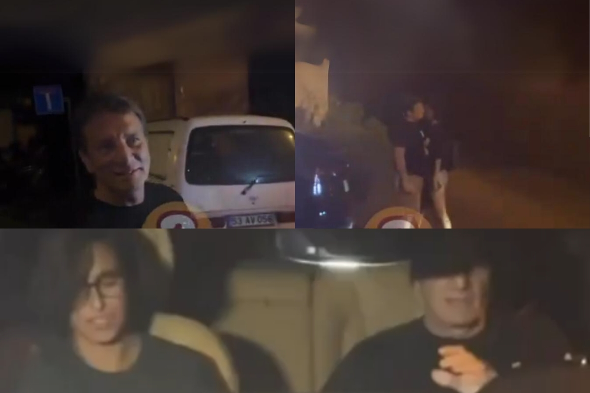 Kaya Çilingiroğlu'ndan 'şimdilik' kız arkadaşa gece busesi