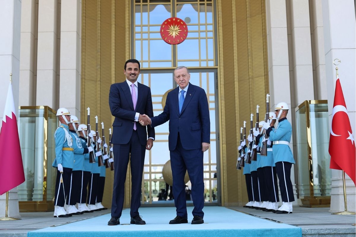 Cumhurbaşkanı Erdoğan, Katar Emiri Al Sani ile görüştü