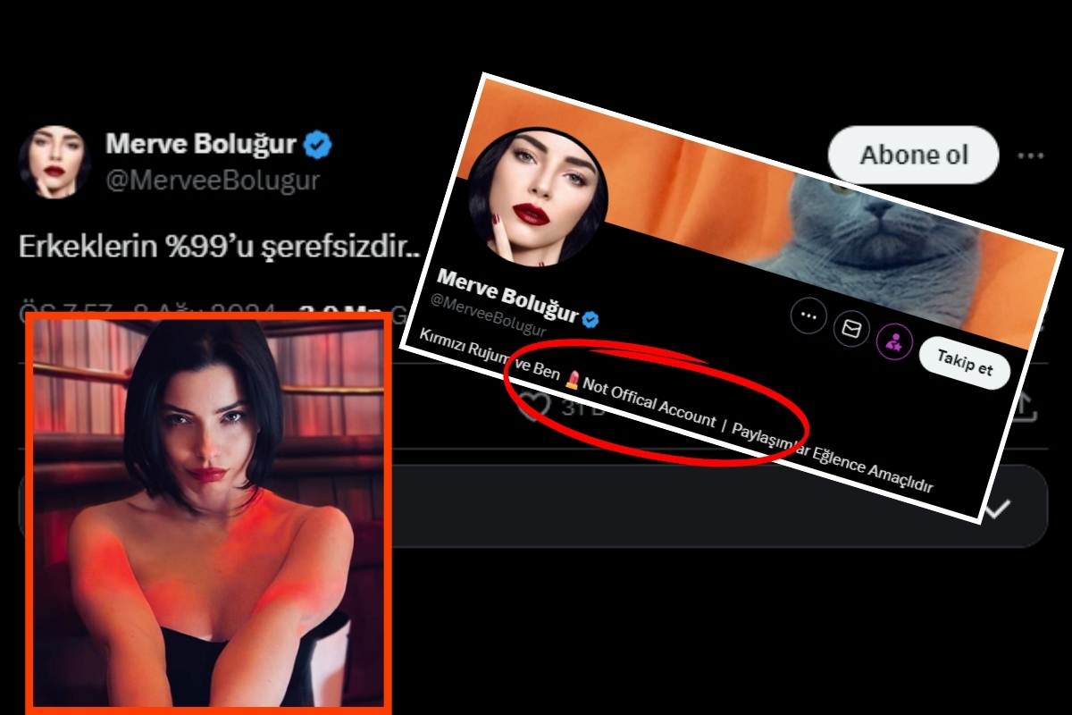 Merve Boloğur'un erkeklere hakaret ettiği ileri sürülmüştü: Parodi hesap çıktı
