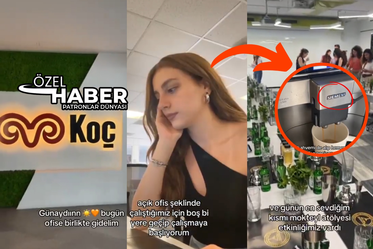 Koç Holding çalışanı ofisten paylaştı, yorum yağdı