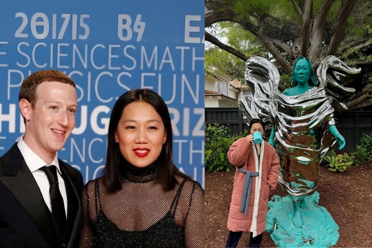 Milyarder Mark Zuckerberg'den eşine heykel sürprizi