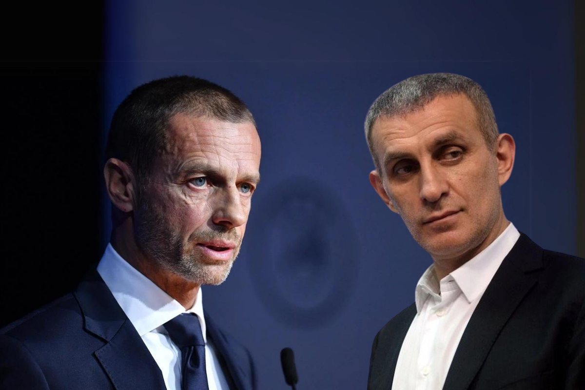 TFF Başkanı Hacıosmanoğlu, UEFA Başkanı Ceferin ile bir araya geldi