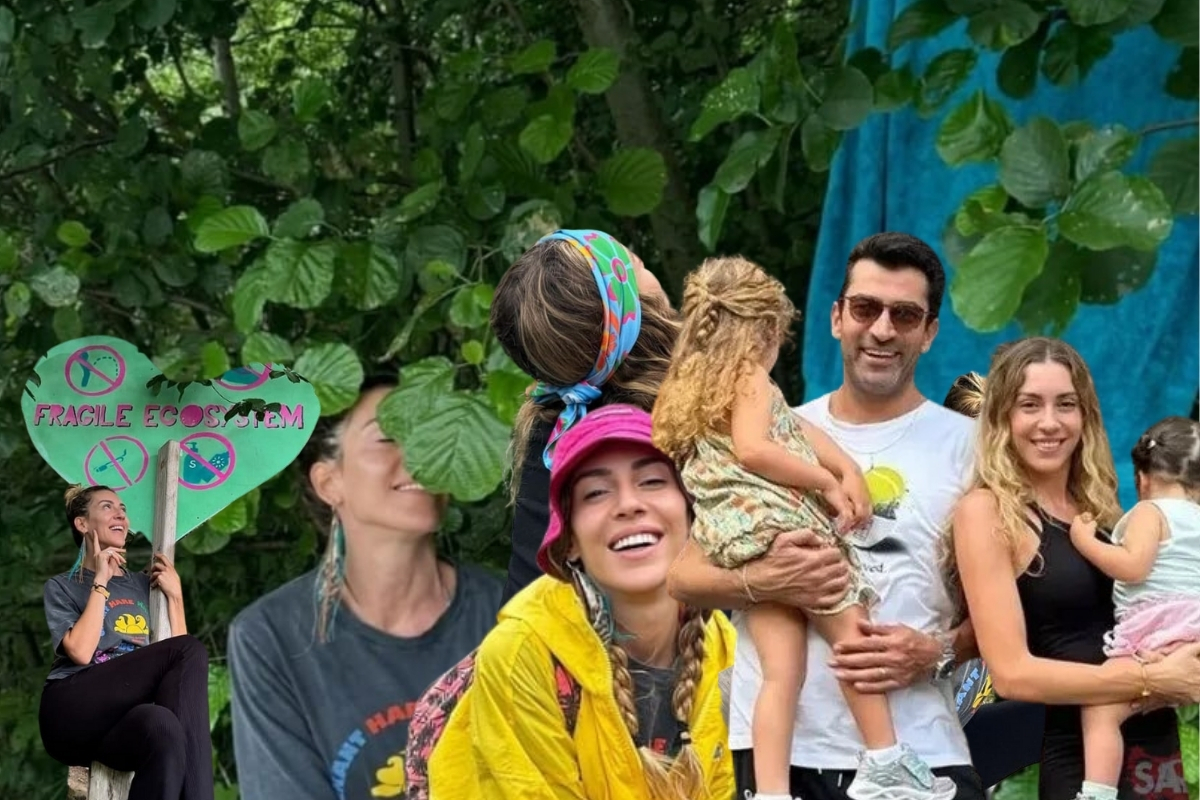 Kenan İmirzalıoğlu ile Sinem Kobal'ın ekolojik tatili