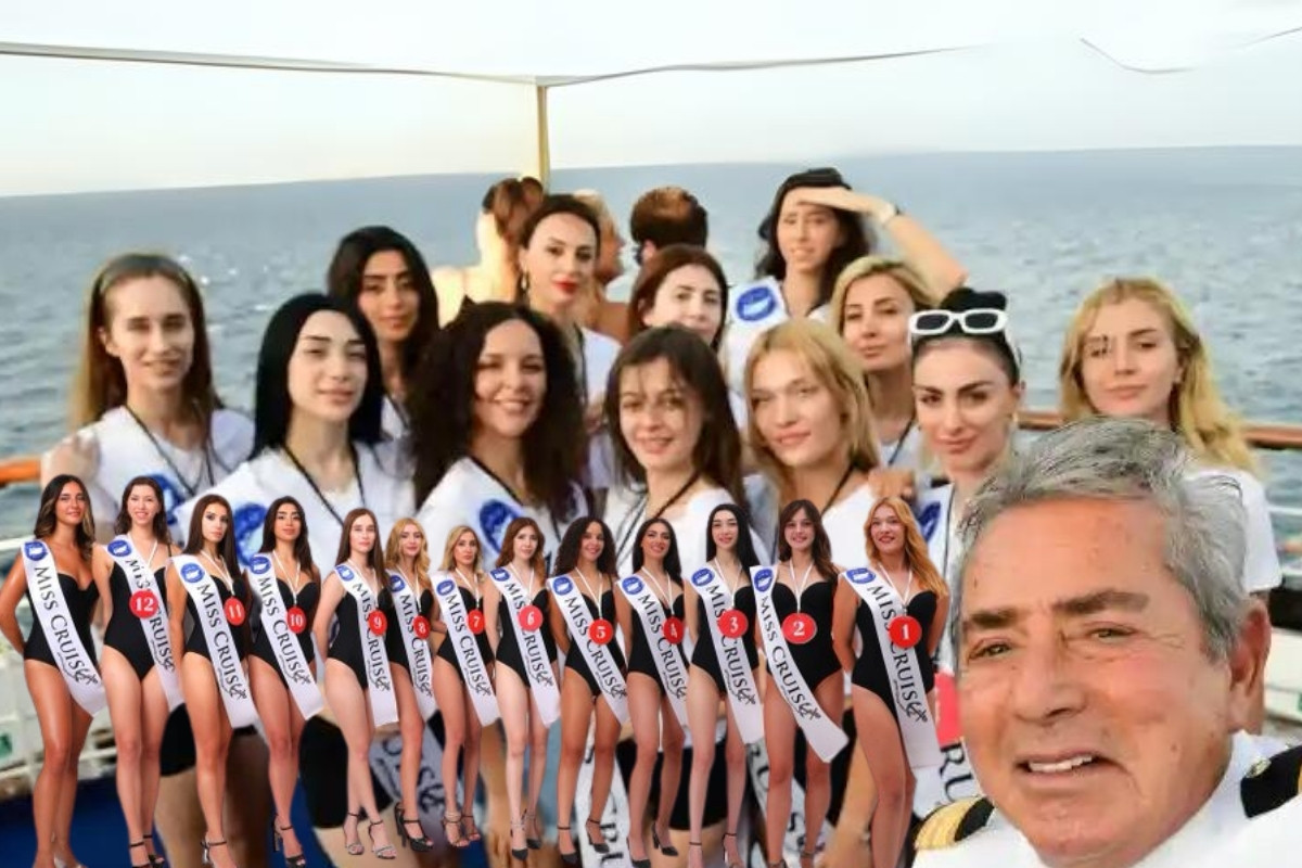 Miss Cruise Güzellik Yarışması kraliçe adayları denize açıldı