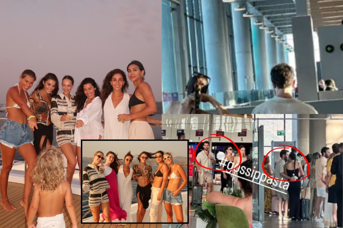 Hande Erçel ve Hakan Sabancı Marmaris'te arkadaşlarıyla tatil yaptı, İstanbul'a döndü